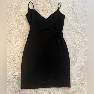 H&M Black Wrap Dress